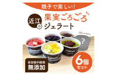A39 近江の果実ごろごろジェラート （6個セット） かなめカフェ 【 アイス アイスクリーム ジェラート 人気 滋賀 ランキング アイスキャンディー セット スイーツ お菓子 洋菓子 デザート デザートカップ デザート詰め合わせ デザートアイス 詰合せ 詰め合わせ 】
