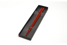 「近江の名工　石久仏壇店」　漆塗り箸　普通　赤23cm [№5694-7217]0454