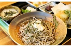 伊吹久次郎蓬（よもぎ）そば 6人前 つゆ付 半生蕎麦 [№5694-0519]