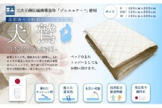 全部洗える制菌敷布団「犬鷲」セミダブル [№5694-0631]