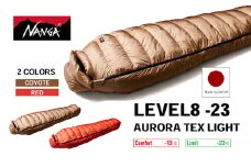 NANGA LEVEL8 -23 AURORA TEX LIGHT レッド [№5694-7599]0934