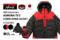 NANGA 30th Anniversary AURORA TEX COMBI DOWN JACKET ブラック×ブラック・L [№5694-7624]0944