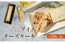 伊吹名産柿ドライ たっぷりの アイスチーズケーキ [№5694-0999]