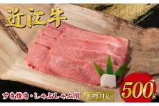 近江牛 すき焼き しゃぶしゃぶ 500g 近江日野牛 完熟近江牛 牛肉 高級 最上級 ブランド 和牛 近江牛  国産牛  薄切り スライス 霜降り 肉 お肉 おにく にく 鍋 なべ 特別感 ごほうび とろける 近江 牛 松阪牛 神戸牛 に並ぶ 日本三大和牛 長期肥育 生体熟成 熟成 熟成肉 近江牛 とは ひと味違う 贈答 プレゼント お取り寄せ 滋賀県 日野町 岡﨑 ふるさと納税 