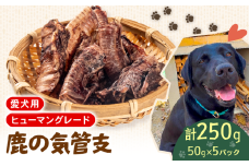 犬用 シカ の 気管支 50 g× 5 袋 ジビエ  鹿肉 肉 鹿 ペットフード ドッグフード ペット 安心 健康 おやつ 犬 国産 ごはん ペット ペット用品 ペットフード 犬のおやつ  犬用 ペット用 ご褒美