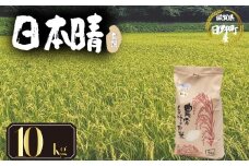 【 令和7年産 新米 10kg 】 日本晴 米 玄米 国産 滋賀県 日野町 農家直送 お米 おこめ こめ 産地直送 ふるさと納税