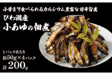 琵琶湖産 小あゆ 佃煮 計 200g ( 小あゆ 小魚 佃煮 おすすめ おつまみ 珍味 酒の肴 名物 おせち 年越し 滋賀県 竜王町 琵琶湖 送料無料 )