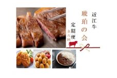 【近江牛 定期便【琥珀の会】全6回】肉 牛肉 ブランド牛 三大和牛 和牛 黒毛和牛 贈り物 ギフト プレゼント 冷凍 滋賀県 竜王