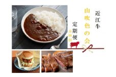 【近江牛 定期便【山吹色の会】全4回】肉 牛肉 ブランド牛 三大和牛 和牛 黒毛和牛 贈り物 ギフト プレゼント 冷凍 滋賀県 竜王