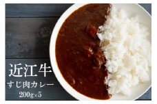 【通常配送】【近江牛 牛すじカレー】 肉 牛肉 牛筋 牛すじ ブランド牛 三大和牛 和牛 黒毛和牛 保存食 レトルト おかず お惣菜 滋賀県 竜王