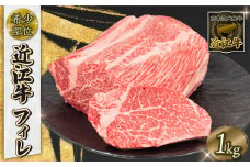 【月間10セット限定】10月発送 近江牛 フィレ ブロック 1kg 牛肉 黒毛和牛 フィレ ステーキ ブロック ヘレ ヒレ シャトーブリアン 肉 近江牛 松阪牛 神戸牛 に並ぶ 日本三大和牛 贈り物 ギフト プレゼント 国産 滋賀県 竜王 岡喜