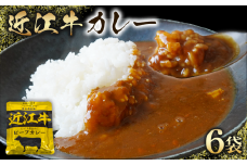 近江牛 カレー 160g×6袋セット 【 レトルト カレー 黒毛和牛 牛肉 960g 肉 ギフト 自宅用 高級 黒毛和牛 国産 ふるさと納税 5000円 ブランド牛 三大和牛 和牛 贈り物 内祝い 神戸牛 松阪牛 に並ぶ 日本三大和牛 滋賀県 竜王町 澤井牧場 送料無料 】 【202403_防災グッズ】保存食