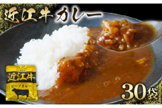 近江牛 カレー 160g × 30袋 セット 【 レトルト カレー 近江牛 カレー 黒毛和牛 牛肉 4800g 肉 ギフト 自宅用 高級 黒毛和牛 国産 ごはんのお供 ふるさと納税 ブランド牛 三大和牛 和牛 贈り物 内祝い 神戸牛 松阪牛 に並ぶ 日本三大和牛 滋賀県 竜王町 澤井牧場 送料無料 】