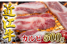 【8月発送】近江牛 カルビ 500g 冷凍 黒毛和牛 トモバラ ステーキ ( ブランド牛 牛肉 和牛 日本 三大和牛 焼肉 焼き肉 惣菜 おかず カルビ 霜降り バラ肉 贈り物 ギフト 国産 滋賀県 竜王町 岡喜 神戸牛 松阪牛 に並ぶ 日本三大和牛 ふるさと納税 )