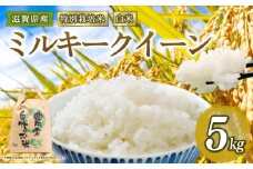 新米予約 特別栽培米 ミルキークイーン 令和7年産 米 5kg 白米 みるきーくいーん 2025年産 国産 農家直送 環境こだわり お試し用 小分け お米 こめ おこめ 新米 先行予約 農家直送 産地直送 滋賀県 竜王町