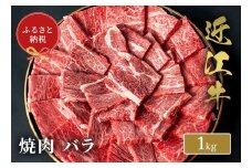 【和牛セレブ】近江牛 焼肉バラ 1kg 黒毛和牛 牛肉 肉 ギフト 自宅用 高級 黒毛和牛 国産 ふるさと納税 ブランド牛 三大和牛 和牛 贈り物 内祝い 神戸牛 松阪牛 に並ぶ 日本三大和牛 滋賀県 竜王町 送料無料
