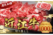 近江牛 切り落とし 1000g　牛肉 和牛 黒毛和牛 国産　AI11