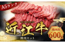 近江牛 焼肉 セット 600ｇ　牛肉 和牛 黒毛和牛 国産　AI29