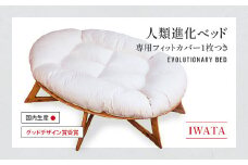 IWATA　人類進化ベッド　（専用フィットカバー１枚つき）　AA041