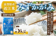 近江米　みずかがみ　白米５㎏ 令和6年産 BD07	