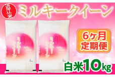 6ヶ月定期便 近江米 ミルキークイーン 白米10kg  BD13