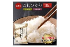 【9月末までの限定価格】【令和7年産新米】【先行受付開始】滋賀県産 こしひかり BG無洗米 10kg 無洗米 お米 コメ おこめ 白米 コシヒカリ 2025年10月より順次出荷開始 cp2509