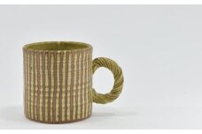 京焼 マグカップ 遙白釉 木賊紋 （ ピスタチオグリーン ）1個 飲み物 コップ 緑 グリーン レンジ 食洗器 OK カップ 食器 焼き物 贈答 ギフト プレゼント 