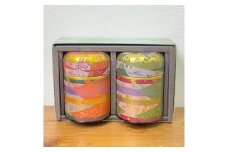 ＜京都・和束茶＞上煎茶2種セット100g×2　飲み比べ　ギフトやご自宅用に ( 日本茶 お茶 茶 茶葉 煎茶 緑茶 国産 飲料 飲み物 京都 和束 詰め合わせ ギフト 贈答 プレゼント 2種 )