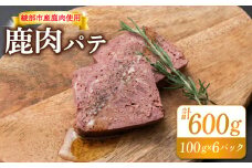 鹿肉パテ 600g (6パック) 低温熟成 肉 ジビエ テリーヌ 鹿肉 香辛料 綾部市 京都府 冷凍便 加工品 冷凍 京都 綾部 おつまみ おかず 晩酌 加工品 天然 国産 おすすめ 人気 リピーター 小分け 簡単 料理 
