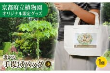 京都府立植物園 手提げバッグ 小 デザイン4種類 鞄 かばん カバン 鞄 手提げ バッグ ファッション レディース メンズ キッズ 通学 通勤 買い物 お散歩 お出かけ 京都 植物園 100周年 記念