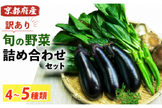 【訳あり】旬の野菜詰め合わせ セット 4～5種類 野菜 旬 訳あり 訳アリ わけあり ワケアリ 野菜 旬 美味しい おいしい 箱詰め セット品 詰め合わせ 冷蔵 京田辺市 京都 京都村康