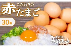 京都 こだわり卵 赤たまご 30個 （割れ保証4個含む） 卵 たまご 濃い 玉子 セット 玉子焼き 卵焼き オムレツ 卵かけご飯 ゆで卵 鶏卵 卵黄 玉子スープ 玉子サンド 玉子焼き 玉子丼 ふるさと納税卵 ふるさと納税たまご 日用品 消耗品 tamago 生卵 国産 まとめ買い 京都府 京丹波町 瑞穂 みずほファーム ふるさと納税 純国産 鶏