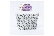 丹後ちりめんポーチ 【高密度！まゆまろ】雑貨 小物 小物入れ 手作り 丹後ちりめん ポーチ キャラクター キャラ マスコットキャラクター 贈答 ギフト プレゼント 父の日 母の日 京都 京丹後市 