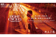 【～2026年3月16日受付】 京都府立植物園 LIGHT CYCLES KYOTO 前売券 大人2枚 チケット イルミネーション プロジェクションマッピング ライトアップ 夜 幻想的 デート イベント 家族 大人 観光 旅行 体験 遊び 関西 京都 植物園 夏休み クリスマス 人気 おすすめ 京都府 ふるさと納税