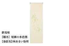 【47都道府県着物応援プロジェクト】 群馬県 京手描友禅 付下げ着尺