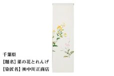 【47都道府県着物応援プロジェクト】 千葉県 京手描友禅 付下げ着尺