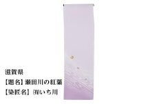 【47都道府県着物応援プロジェクト】 滋賀県 京手描友禅 付下げ着尺