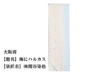 【47都道府県着物応援プロジェクト】 大阪府 京手描友禅 付下げ着尺