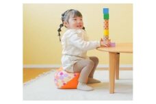 【 洛中高岡屋 】えがおつながる、おざぶとん『おじゃみキッズ学（がく）』（しゃぼんはる＆支子）