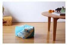【 洛中高岡屋 】えがおつながる、おざぶとん『おじゃみキッズ学（がく）』（しゃぼんふゆ＆藍玉）