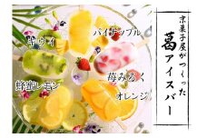 【京菓匠 鶴屋長生】京都老舗が拘るシャリぷるの新食感フルーツ葛アイスバー10個入［ 京都 スイーツ 果物 アイス おいしい 人気 おすすめ お取り寄せ お菓子 和菓子 ］ 