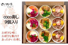 【花梓侘】coco寿し（9個入り）