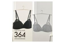 【ウンナナクール】364 シンプル＜Sサイズ＞ブラック＋シルバーグレー 2枚セット【ワコール】