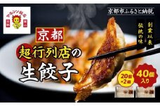 【マルシン飯店】京都・超行列店の生餃子40個入り(20個×2箱)｜京都東山 超人気中華 看板餃子［ 京都 中華 行列店 人気店 こだわり餃子 手作り 国産 グルメ おすすめ ぎょうざ 点心 お惣菜 お取り寄せ 通販 送料無料 ふるさと納税 ］