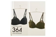 【ウンナナクール】364 シンプル＜Sサイズ＞ブラック＋オリーブ 2枚セット【ワコール】