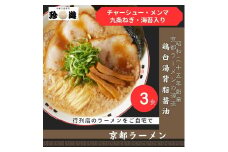 【ふるさと納税】【京都 珍遊】老舗 珍遊 人気 中華そば 3食 ラーメン 麺 送料無料  京都市 お取り寄せ 宅麺 ご当地ラーメン ご当地グルメ  おいしい おすすめ