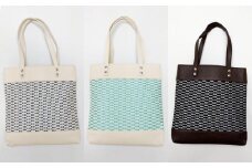 【Kyoto SILK Hannari】オリジナルトート（白藍・白エメグリーン・黒グレー）