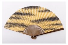 【伏見上野旭昇堂】漆喰京扇子（砂子）