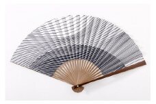 【伏見上野旭昇堂】漆喰京扇子（銀河）