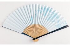 【伏見上野旭昇堂】漆喰京扇子（鉄泉）